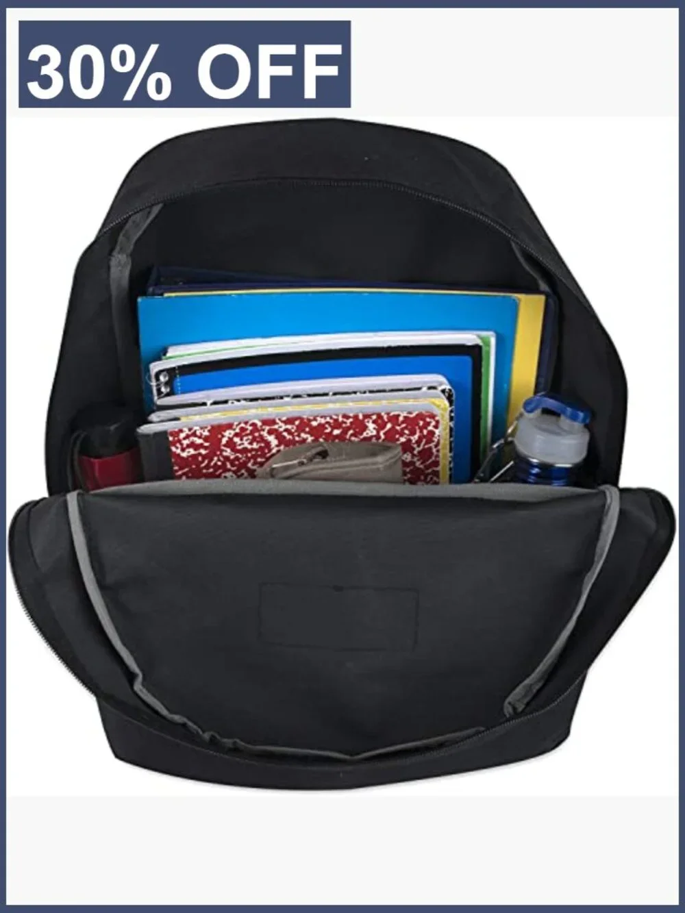 Kids Backpack with School Supplies - 20 Piece Set, 17 Inch Canvas, Large,